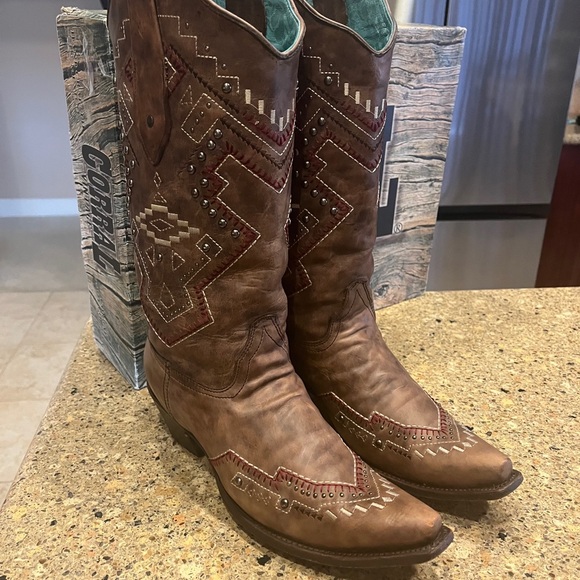 Corral ladies cowboy Boots size 11 - Picture 2 of 10